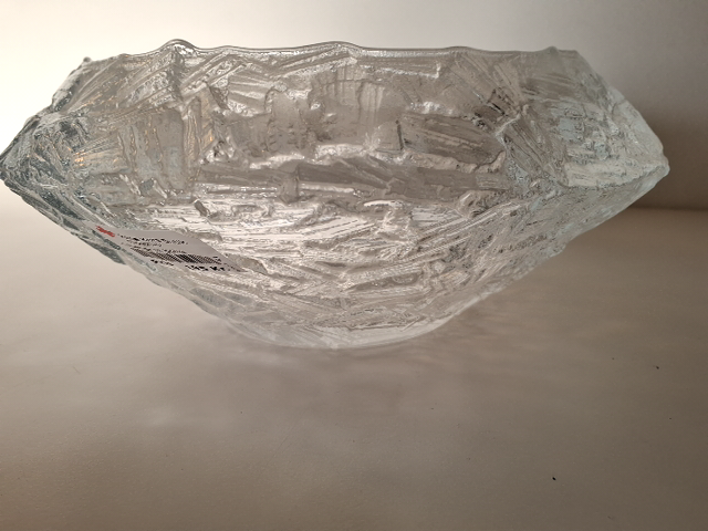 Rustik glasskål